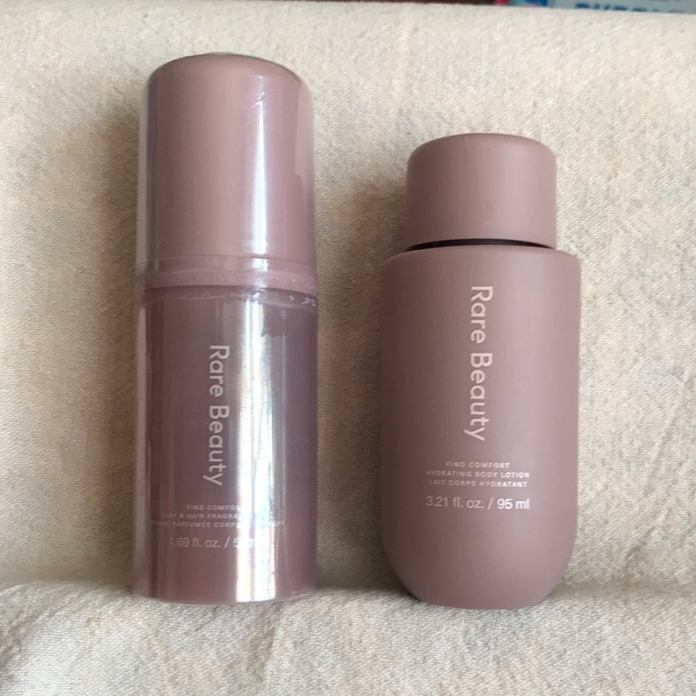 NWT~ Rare Beauty Set~Body Lotion and Hair & Body Fragrance Mist ~ Find Comfort